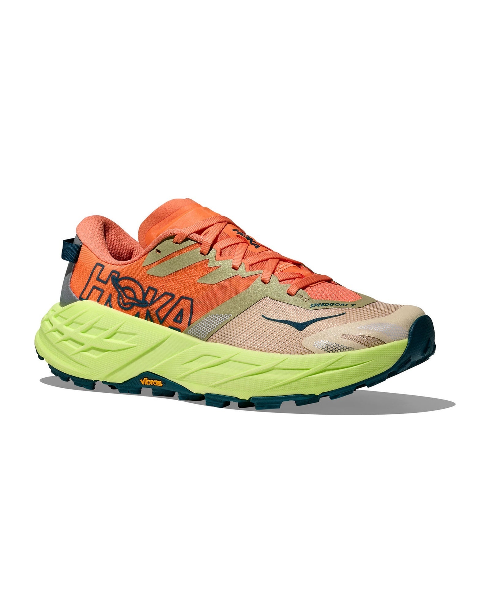 HOKA Speedgoat 7 Persimmon Neon Yuzu Chaussures de Trail