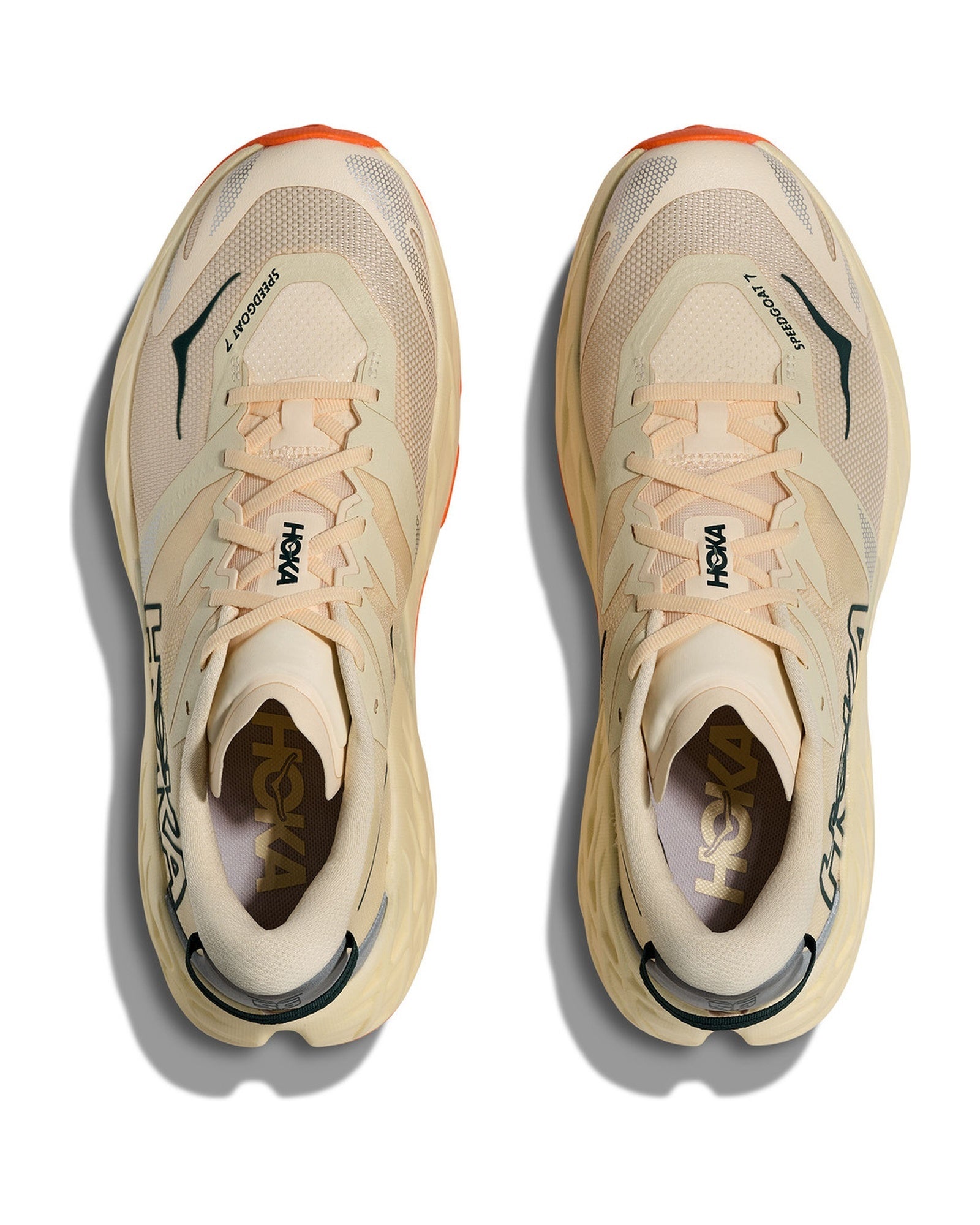 HOKA Speedgoat 7 Vintage Yellow Turmeric Chaussures de Trail