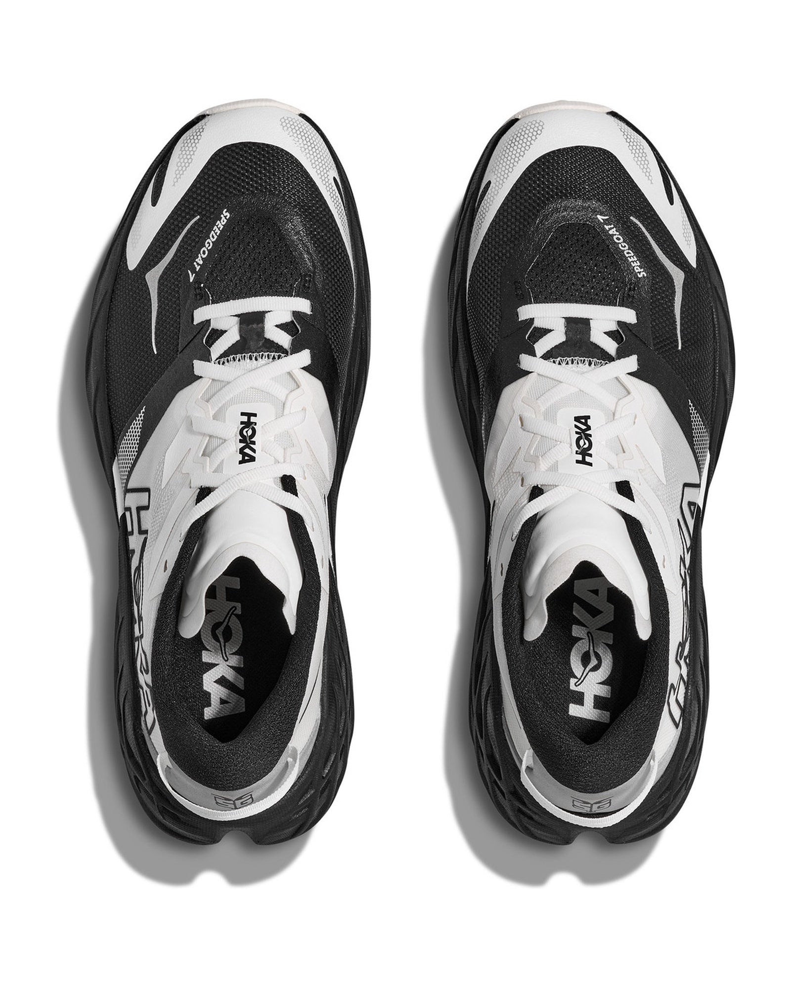 HOKA Speedgoat 7 Black White Chaussures de Trail Running