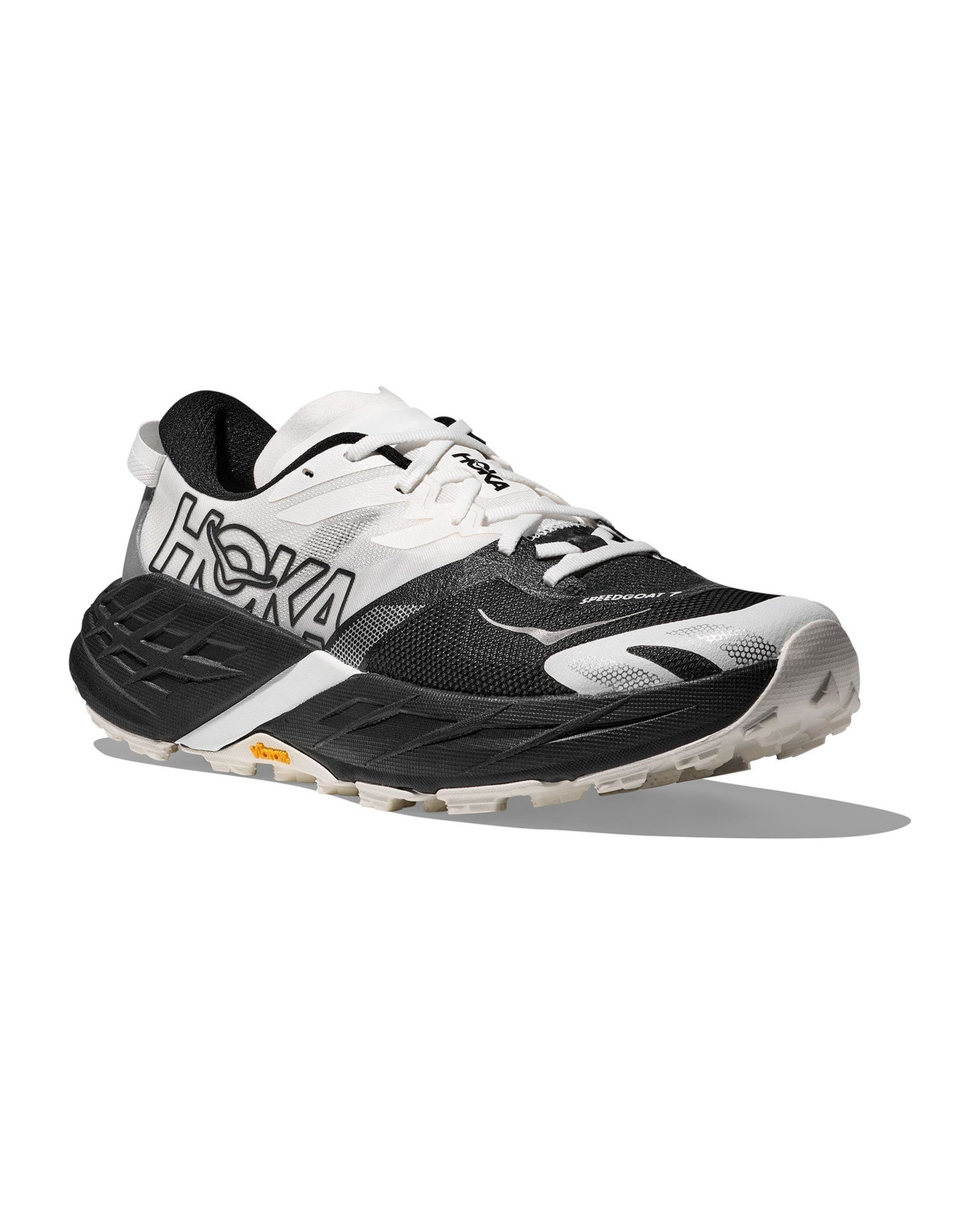 HOKA Speedgoat 7 Black White Chaussures de Trail Running