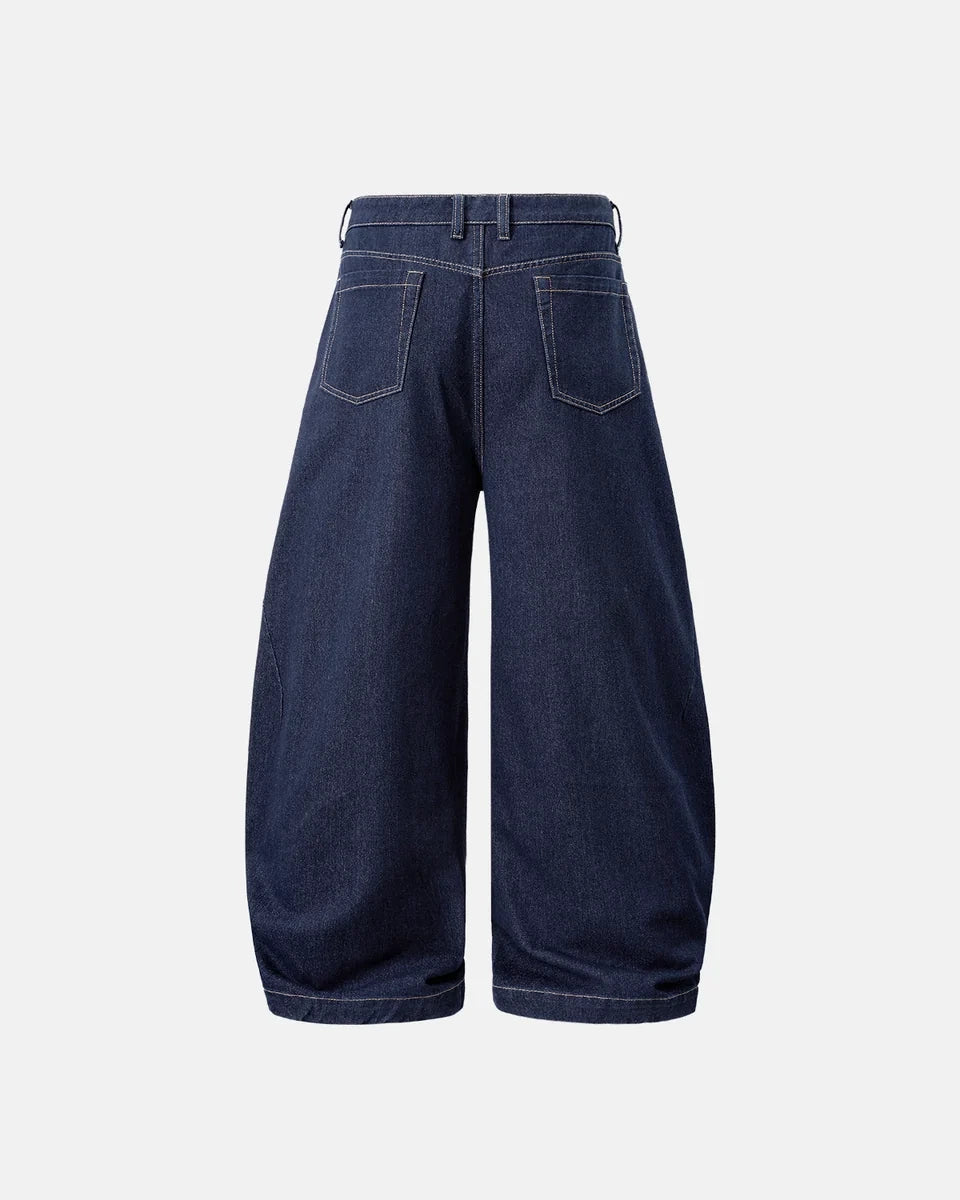 Jean Barrel Baggy Washed