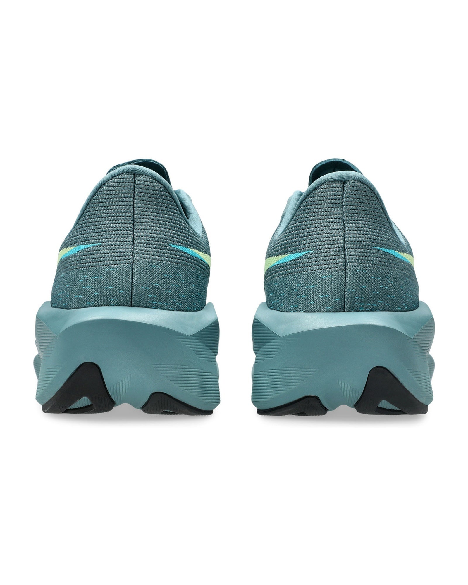 ASICS Novablast 6 Foggy Teal Illuminate Yellow Chaussures Running