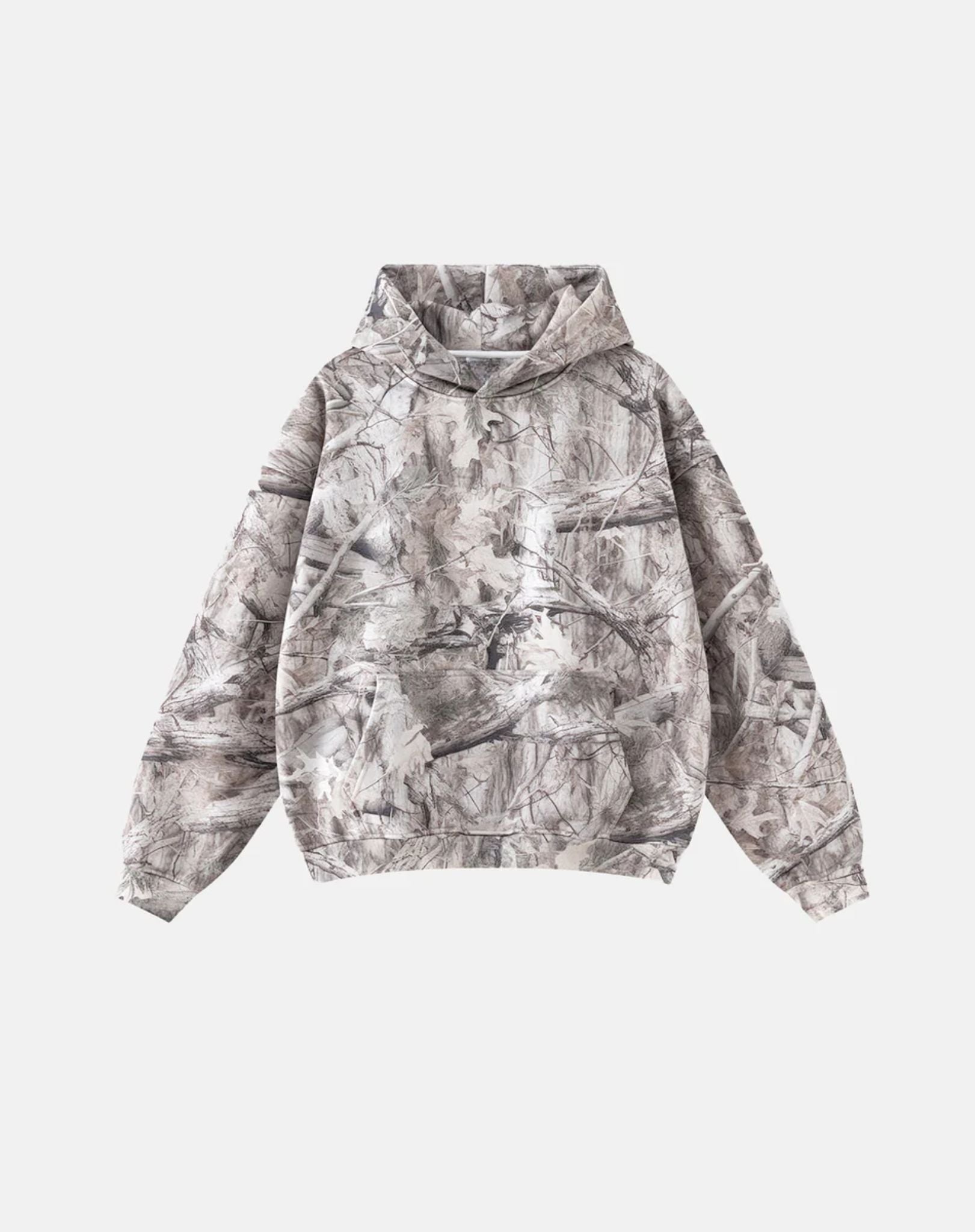 Hoodie Oversize Camo Washed