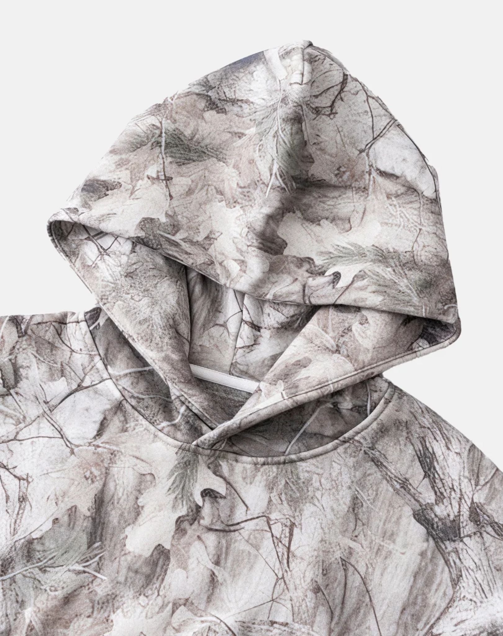 Hoodie Oversize Camo Washed