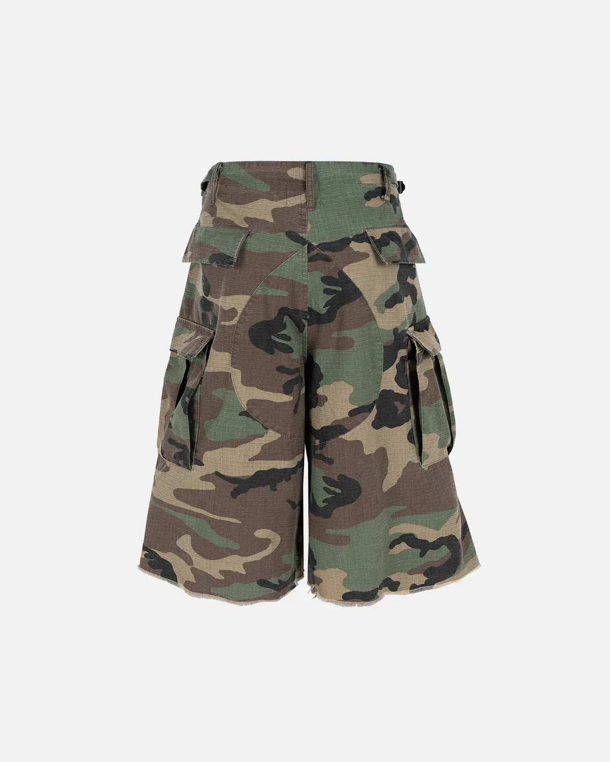 Bermuda cargo long camouflage en coton — vue complémentaire 11