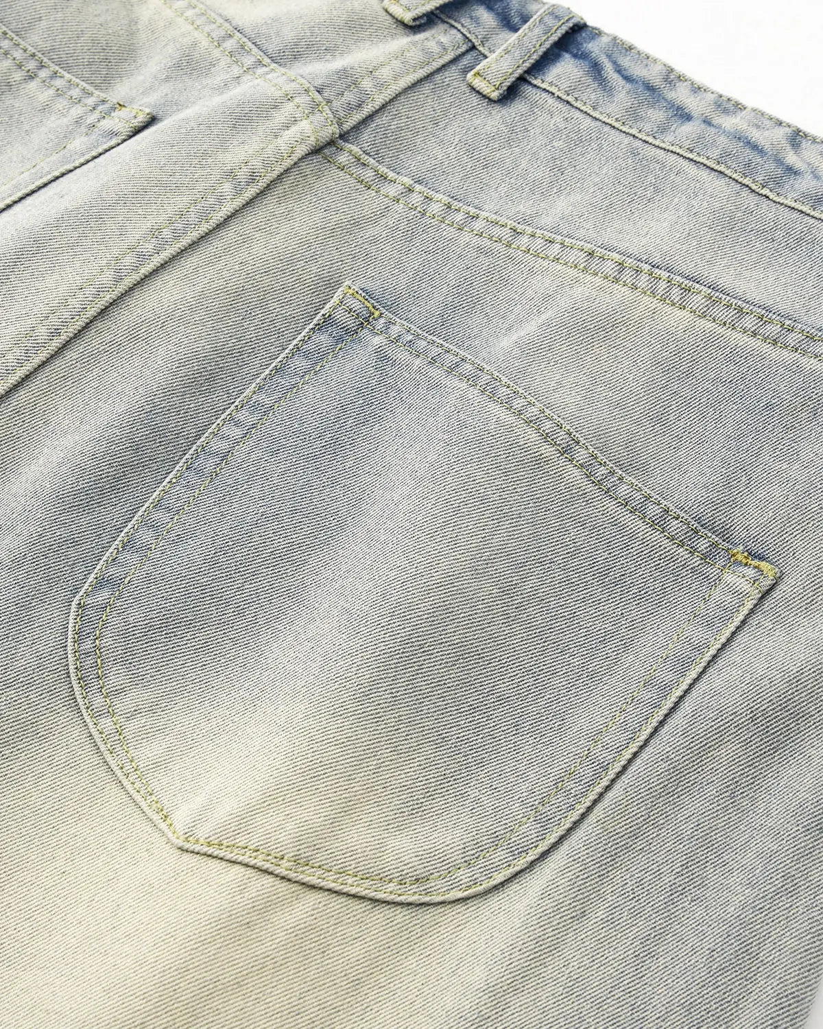 Jean super baggy bleu clair acid wash — vue complémentaire 8