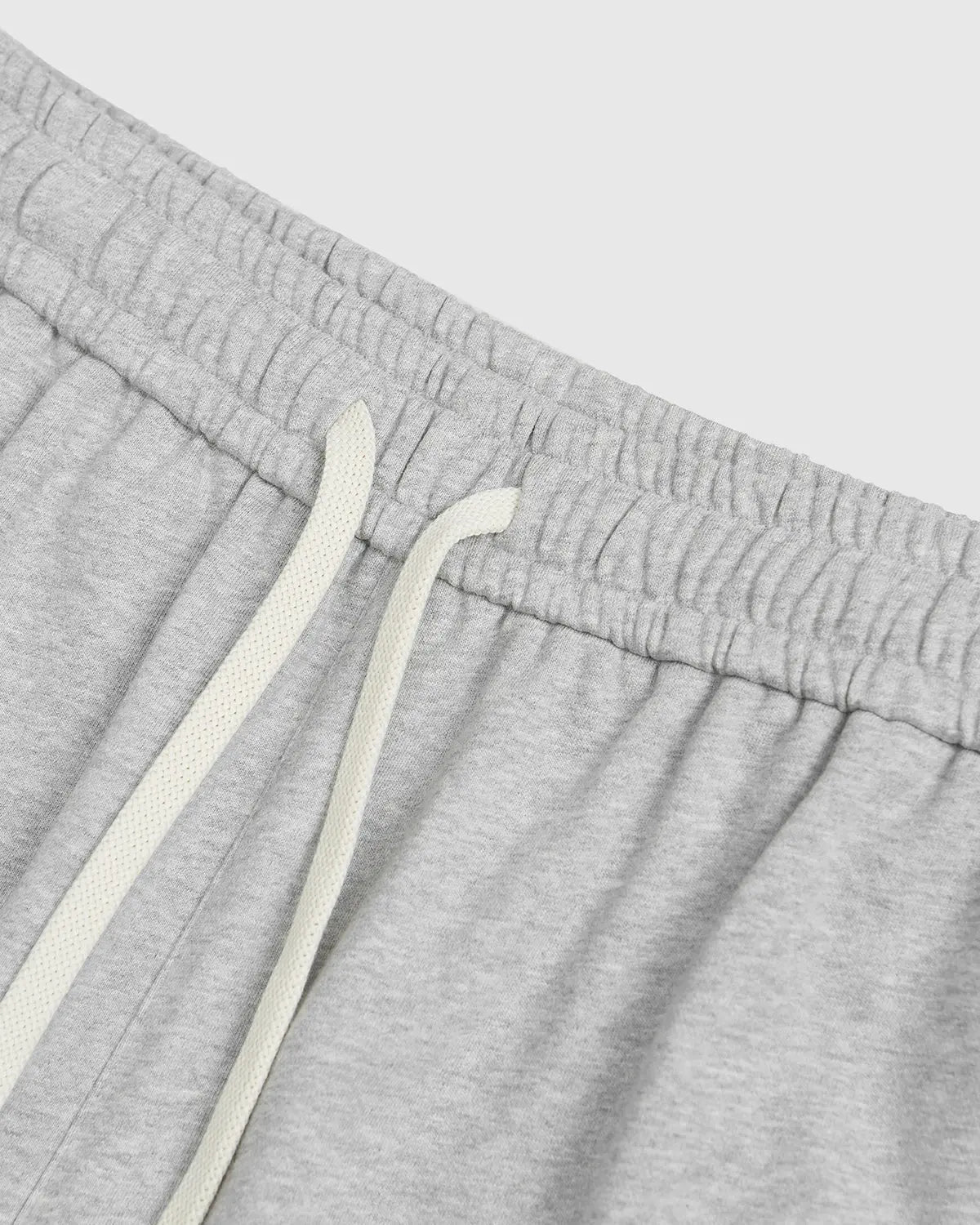 Pantalon jogging droit gris clair en coton — vue complémentaire 13