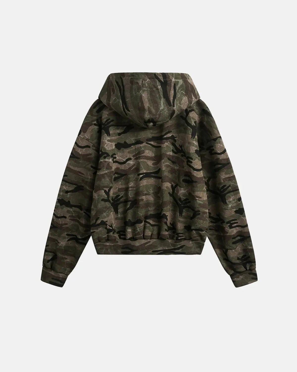 Veste zippée à capuche camouflage — vue complémentaire