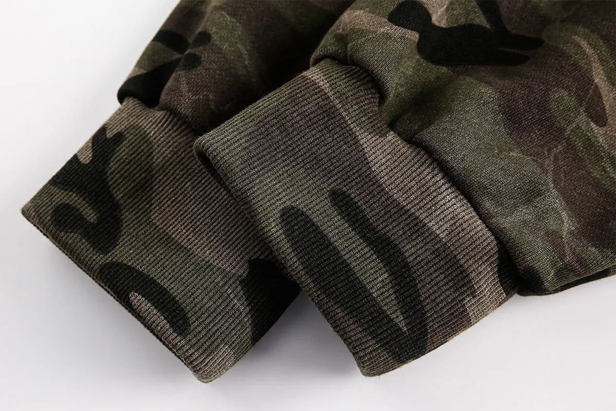 Veste zippée à capuche camouflage — vue complémentaire 4