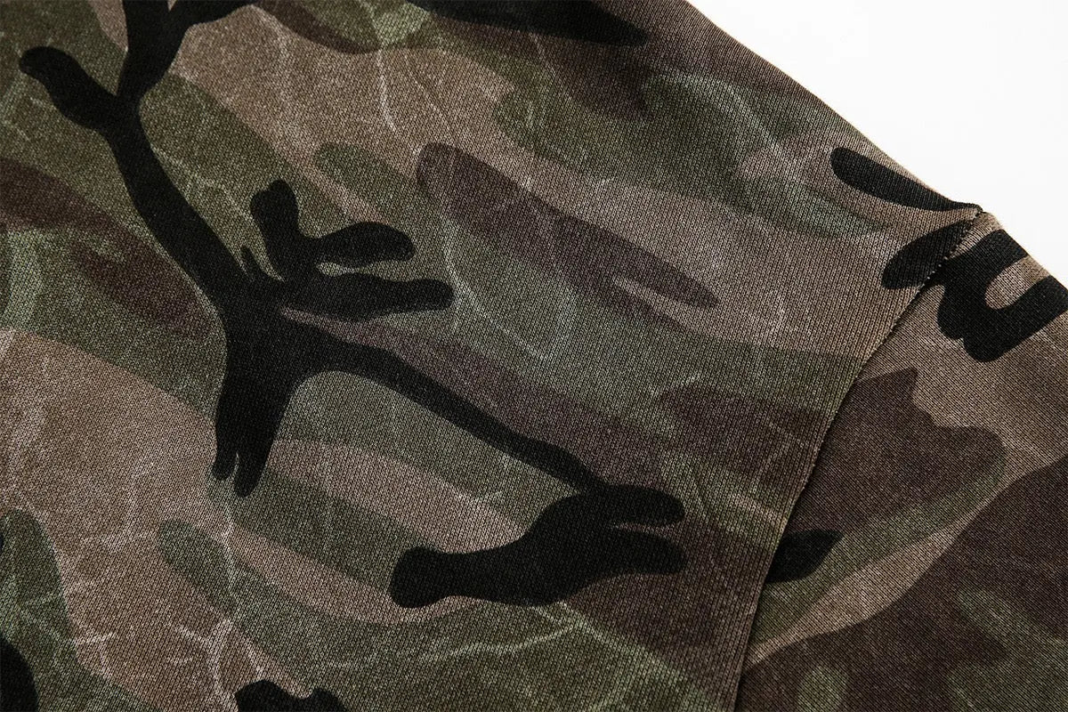 Veste zippée à capuche camouflage — vue complémentaire 5
