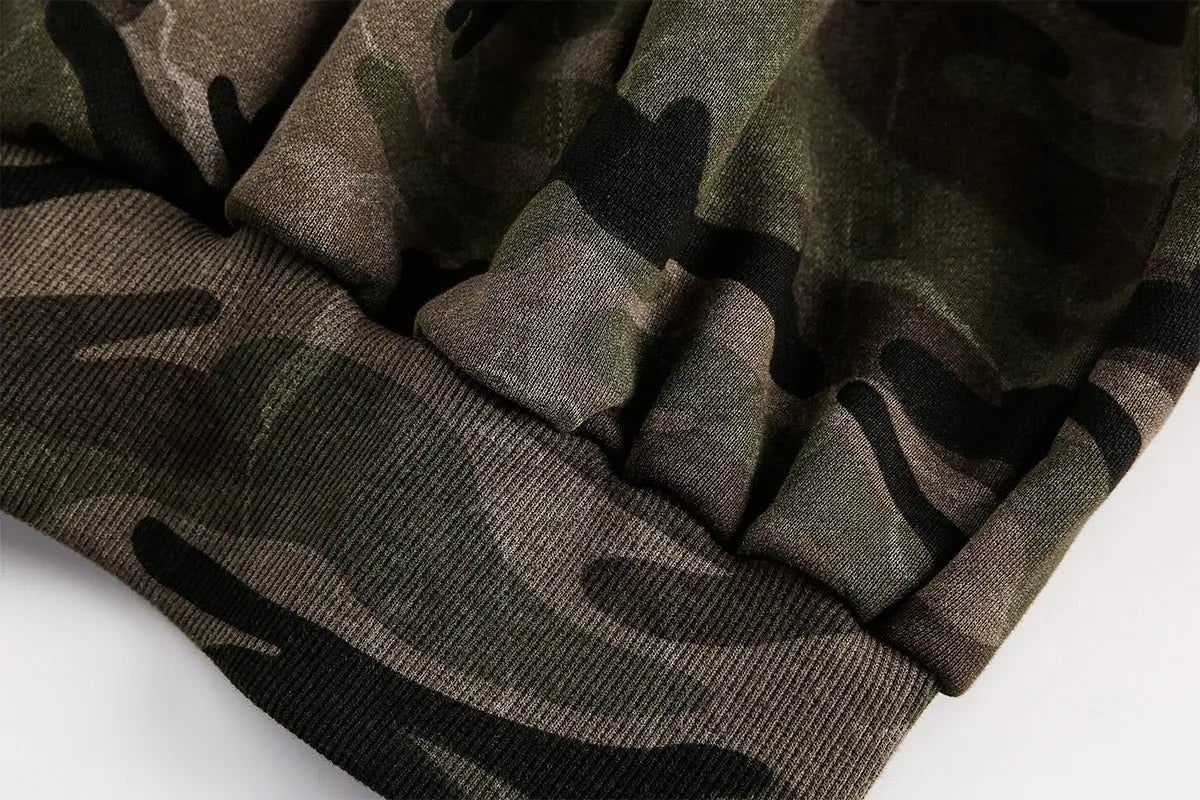 Veste zippée à capuche camouflage — vue complémentaire 6